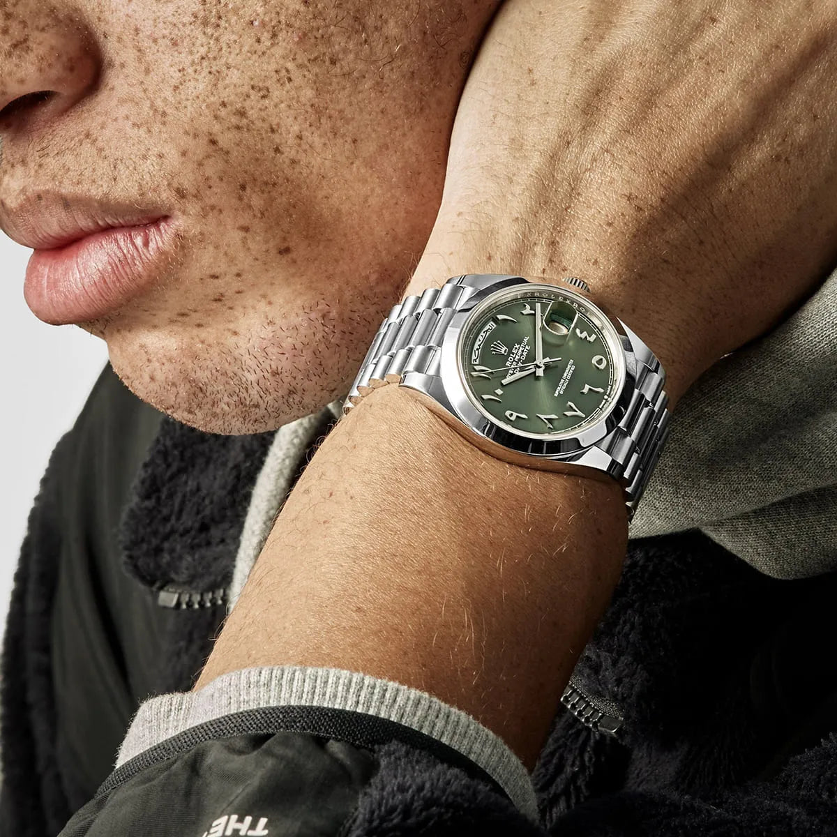Rolex Day-Date Arabic numeral watch