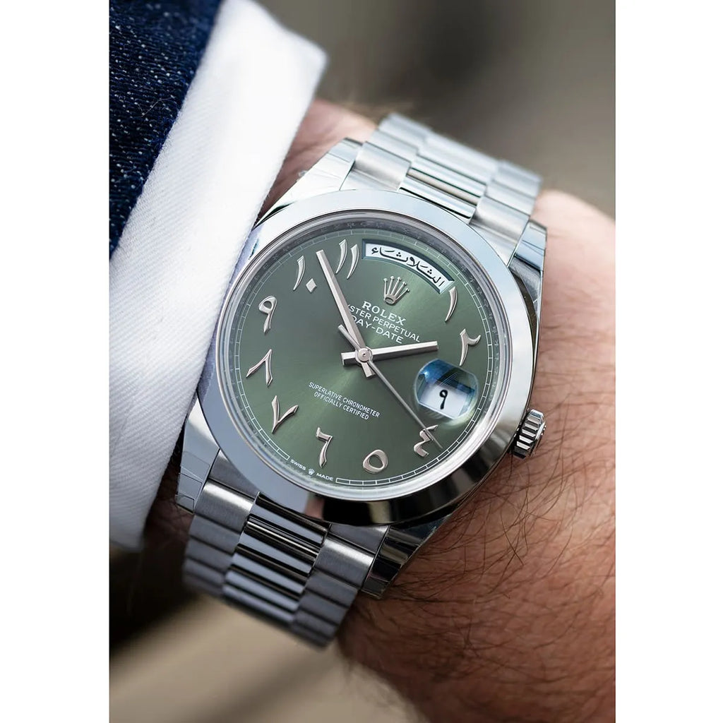 Rolex Day-Date Arabic numeral watch
