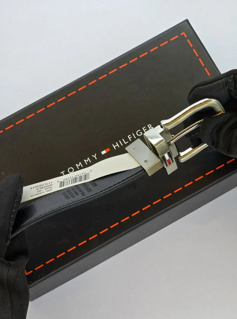 TH Leather Wallet-Belt Set For Men
