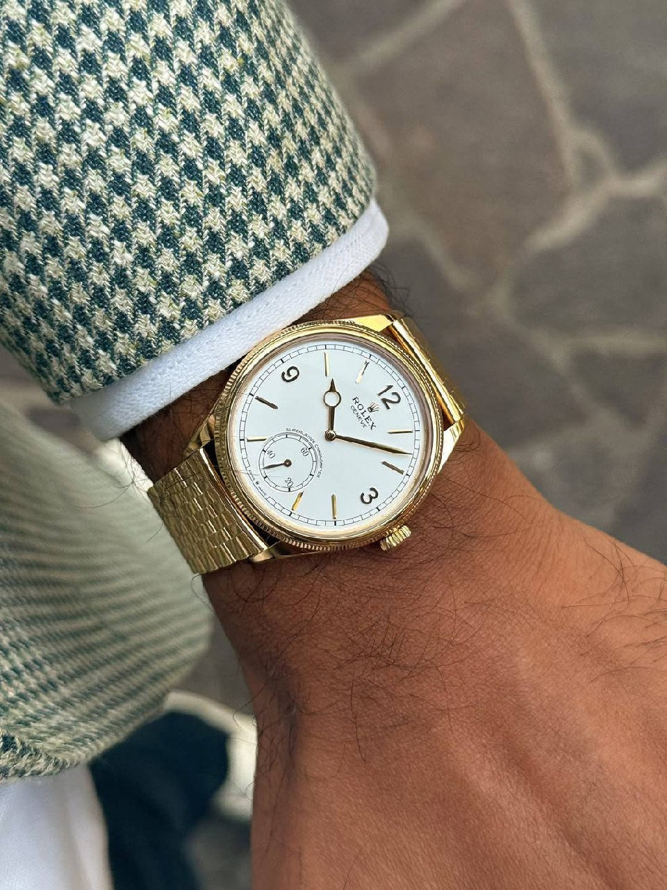 Rolex Perpetual 1908 Men's Mirror Original Watch