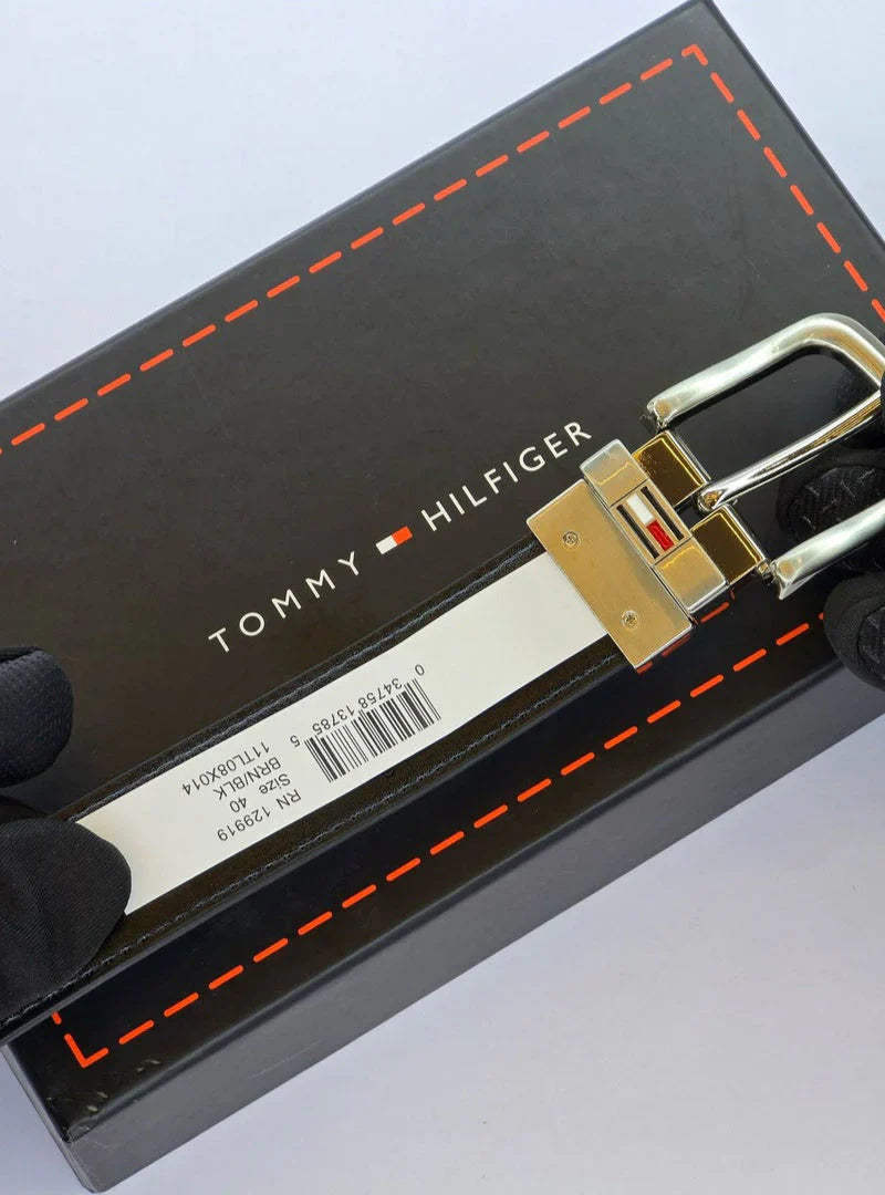 TH Leather Wallet-Belt Set For Men