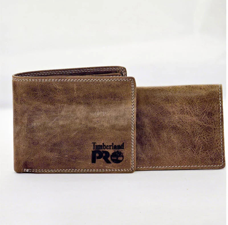 TL Brown Leather Wallet For Men