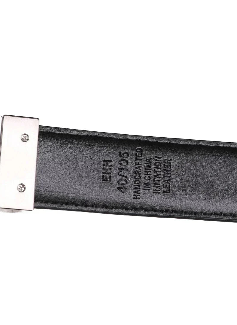 TH Brown Leather Wallet-Belt Set For Men