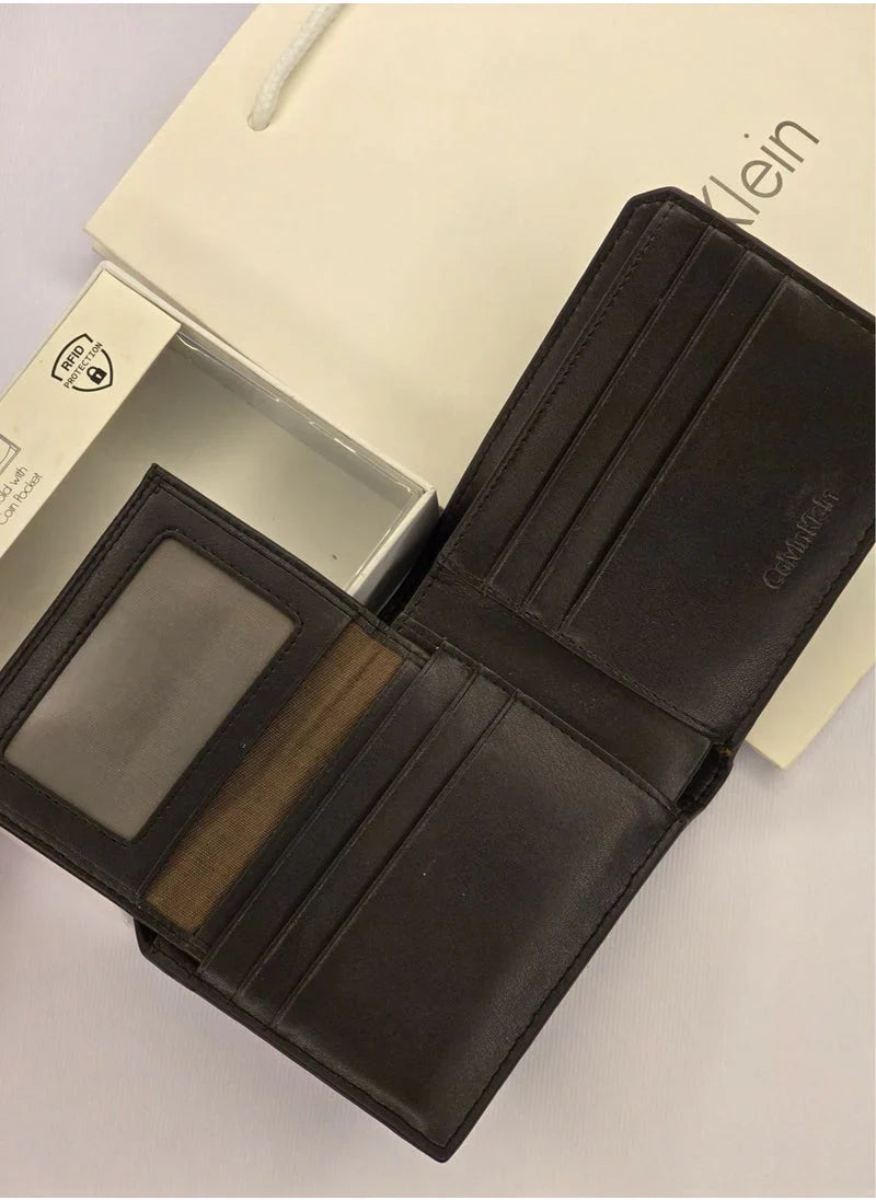 CK Brown Leather Wallet For Men
