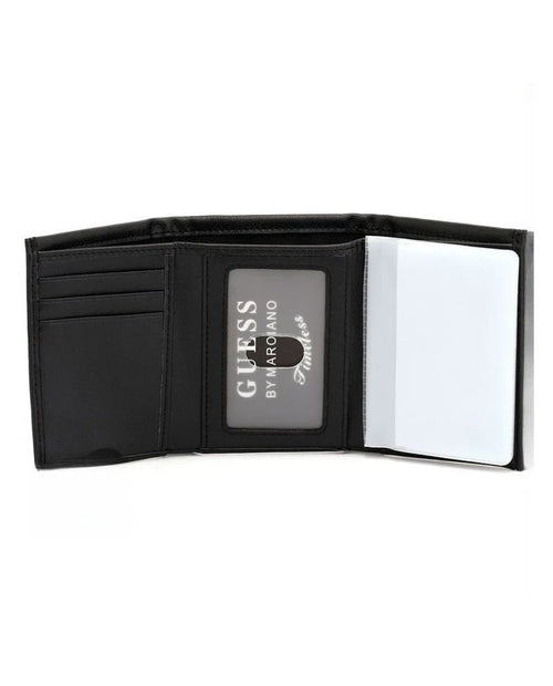 GU Black Trifold Wallet For Men