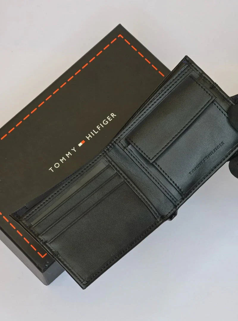 TH Leather Wallet-Belt Set For Men