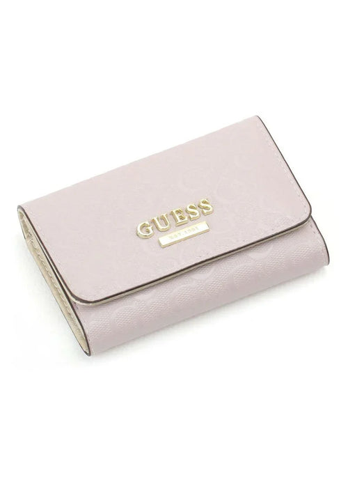 GU Pink Leather Wallet For Women