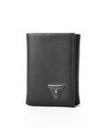 GU Black Trifold Wallet For Men