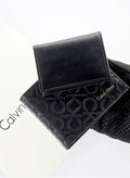 CK Black Leather Wallet For Men