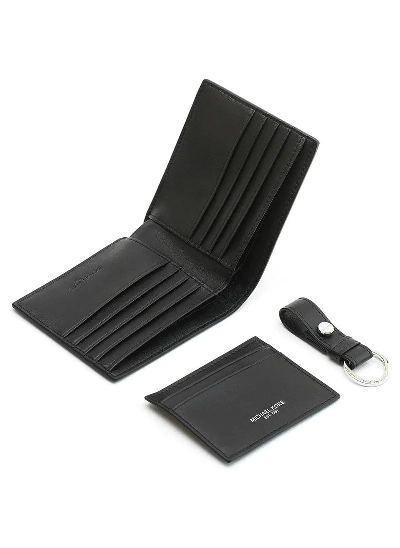 MK Wallet-Card Holder-Keychain Set For Men