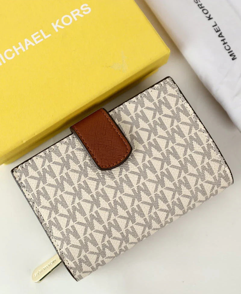 MK Beige Wallet For Women