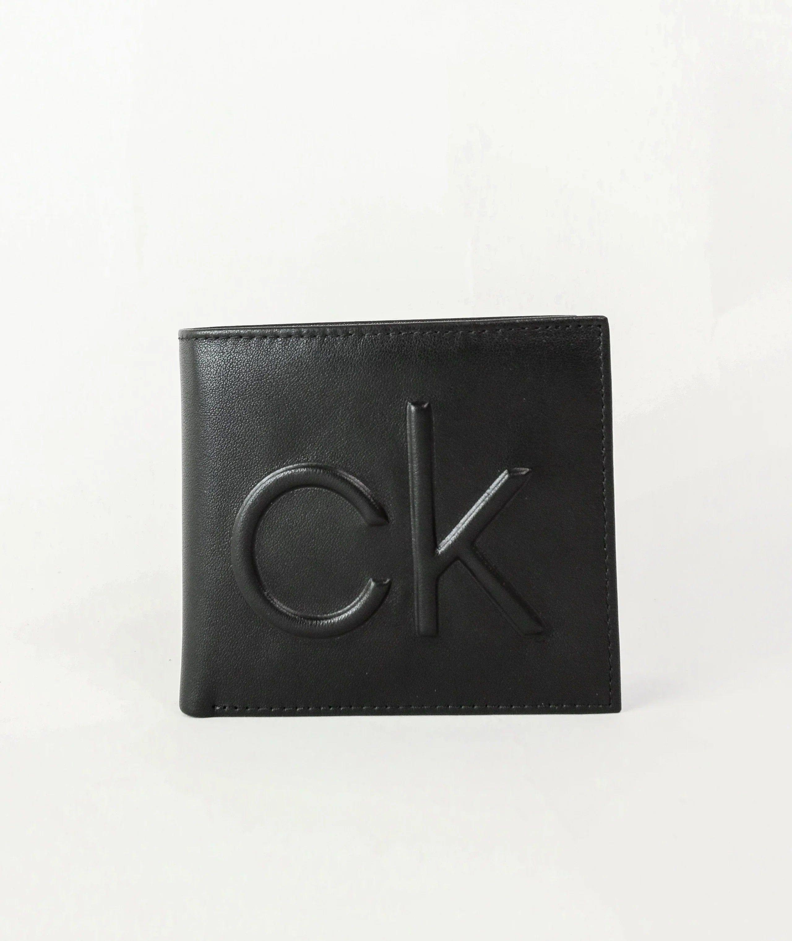 CK Black Leather Wallet-Belt Set For Men