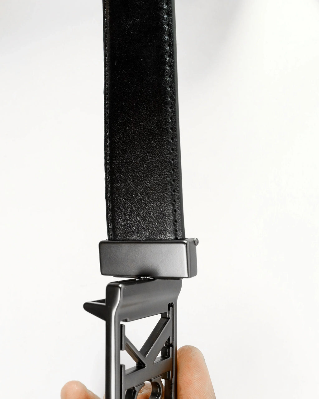 CK Black Leather Wallet-Belt Set For Men