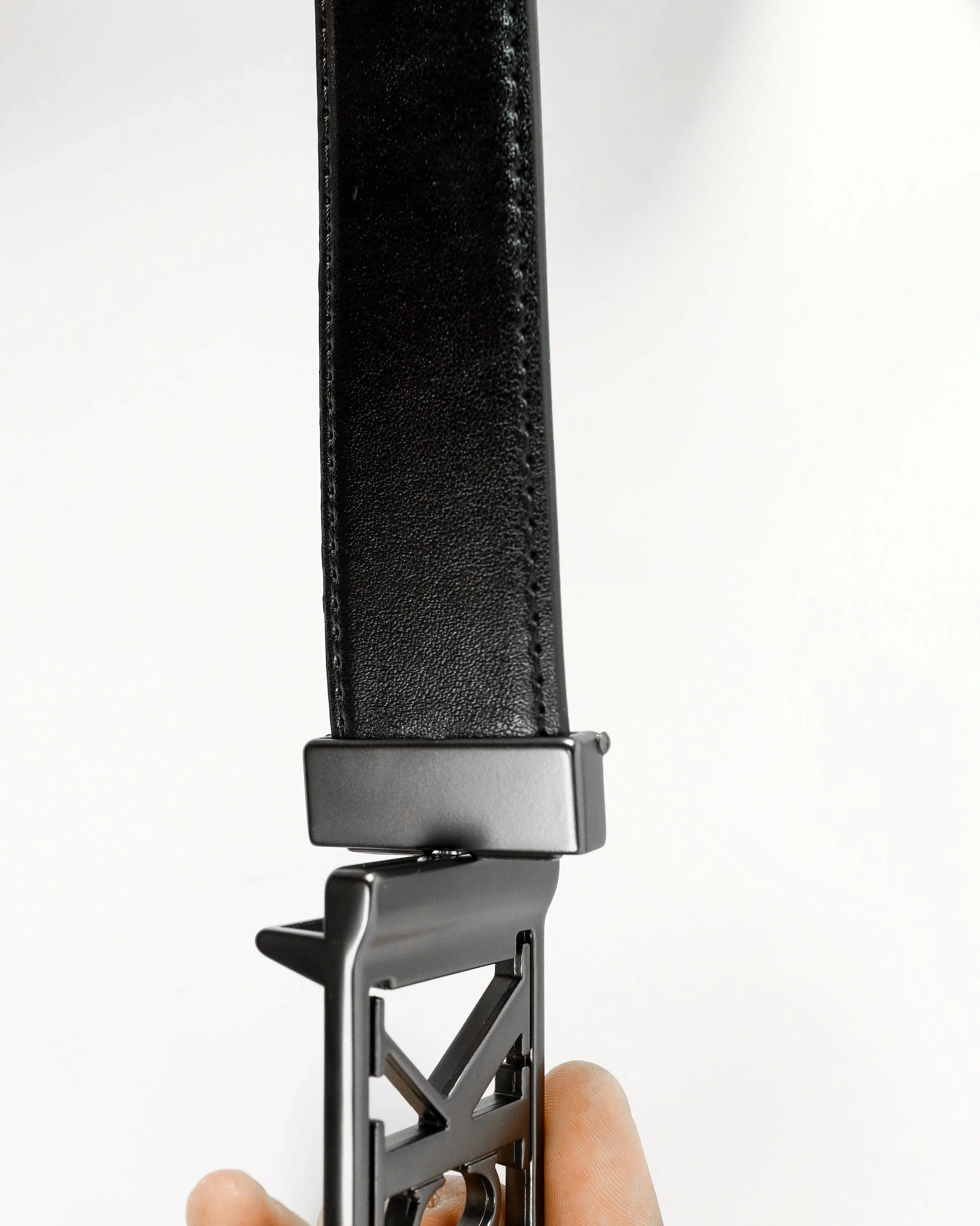 CK Black Leather Wallet-Belt Set For Men