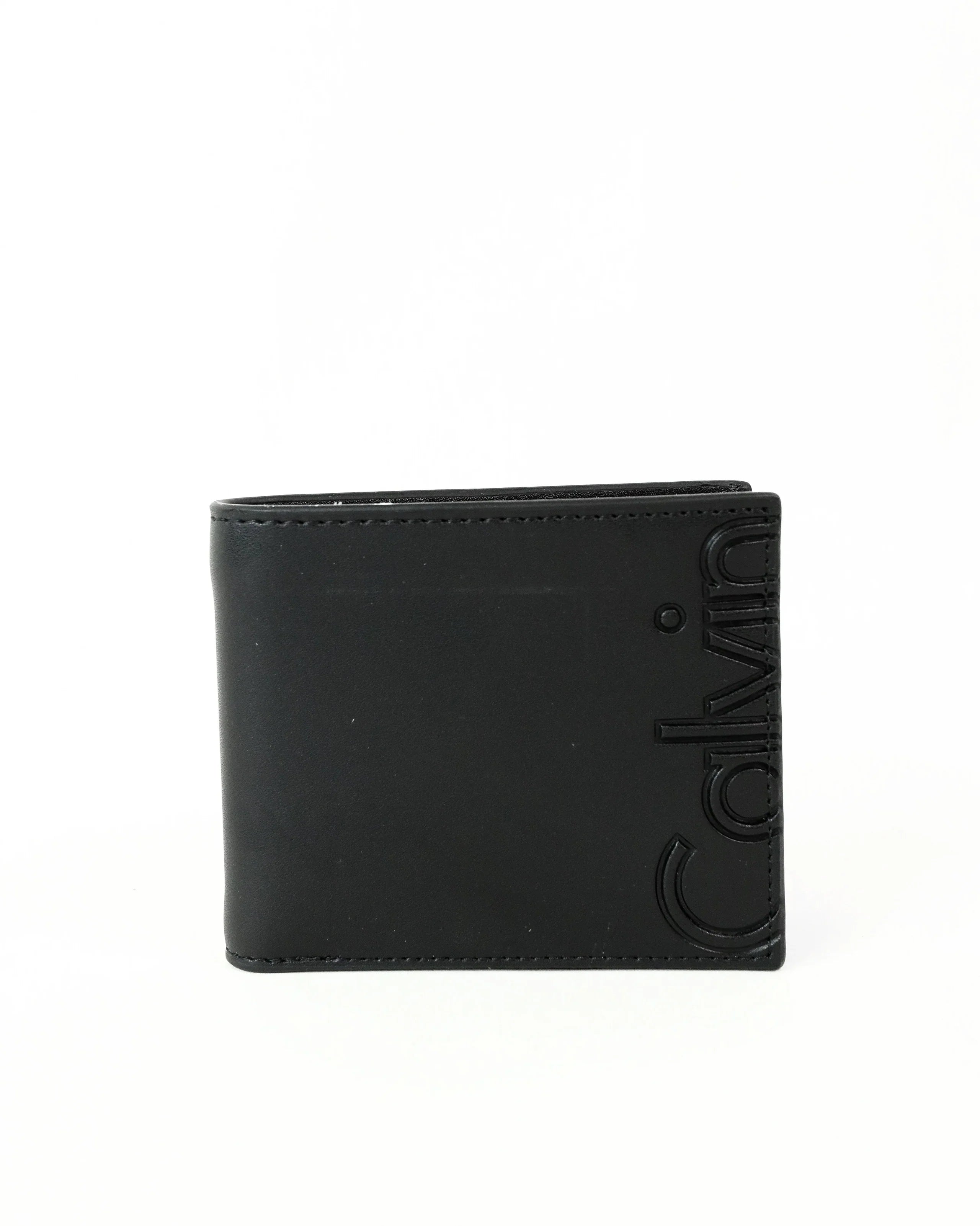 CK Black Leather Wallet-Belt Set For Men