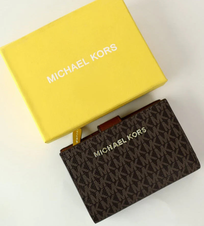 Mk Brown Wallet For Women