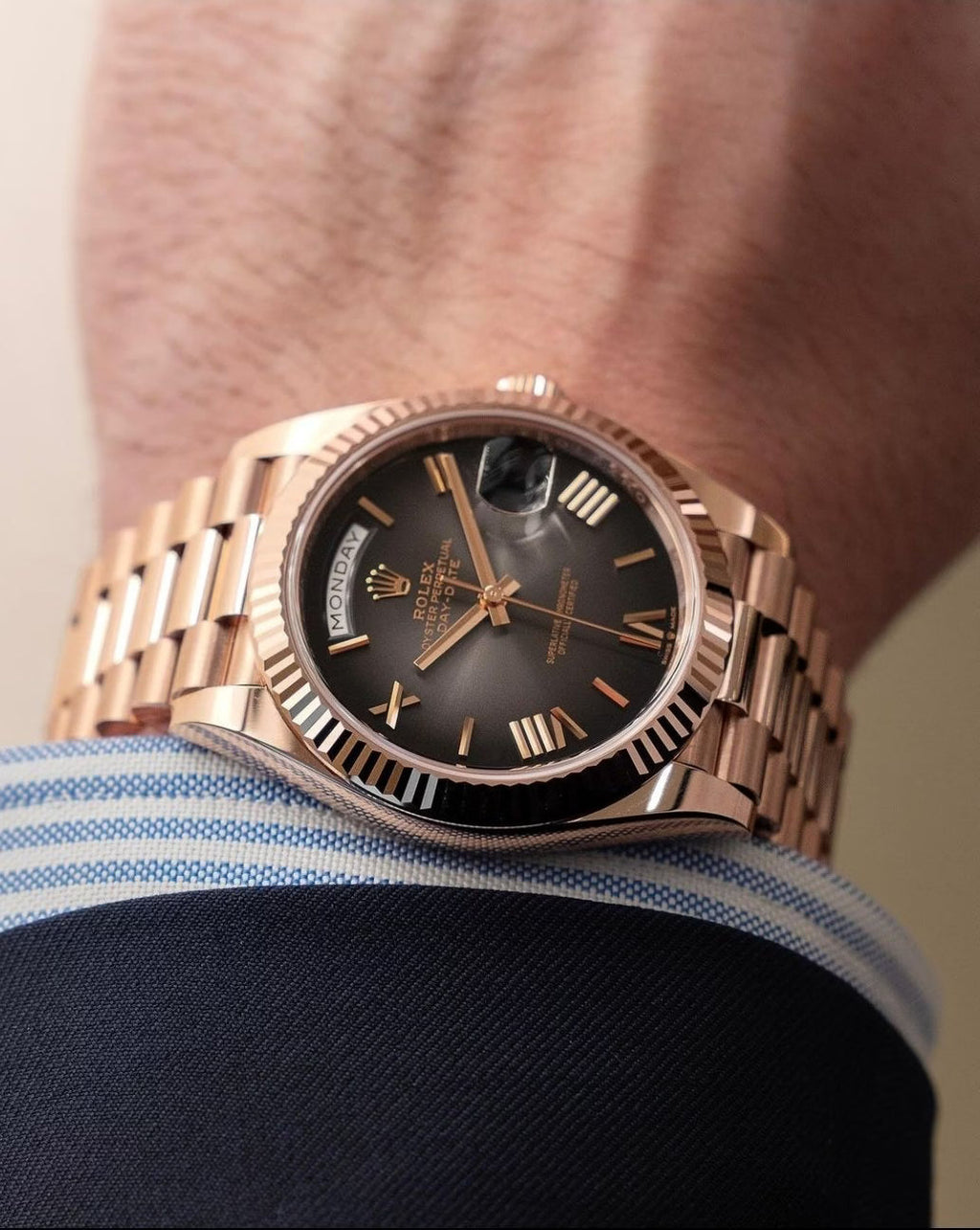 Rolex men's Day-Date watch