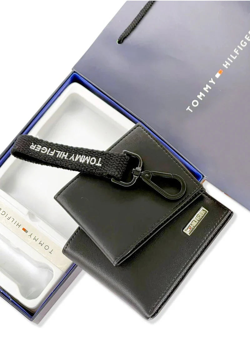 TH Wallet-Keychain Set For Men