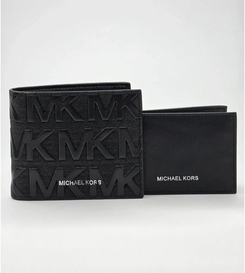 TL Black Leather Wallet For Men