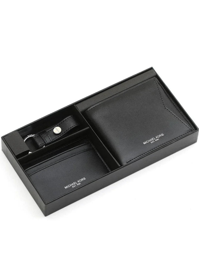 MK Wallet-Card Holder-Keychain Set For Men