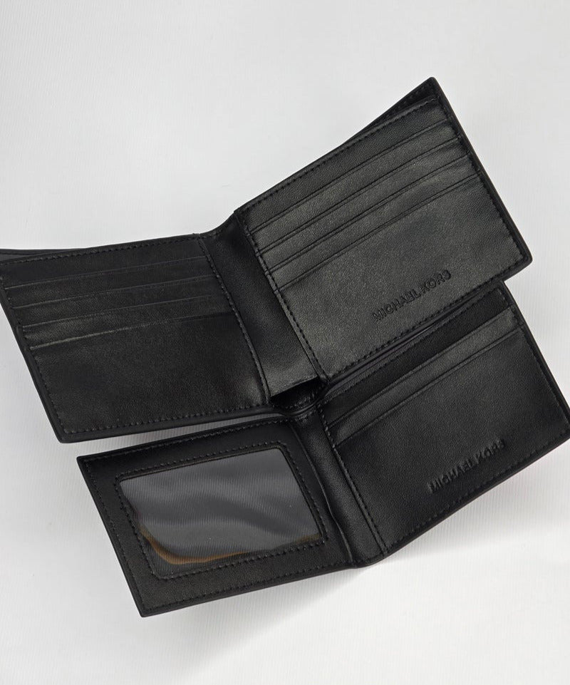 TL Black Leather Wallet For Men