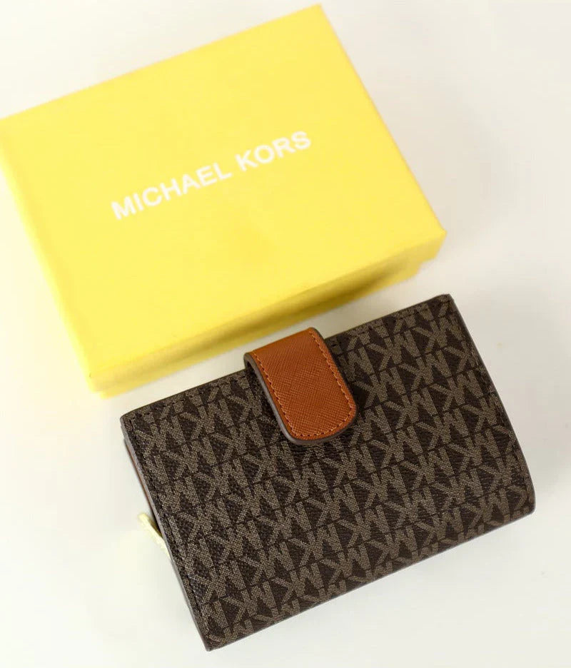 Mk Brown Wallet For Women