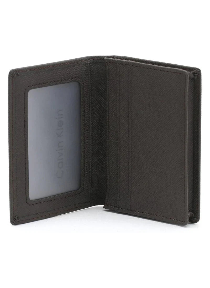 CK Brown Wallet-Keychain-Card Holder Set For Men
