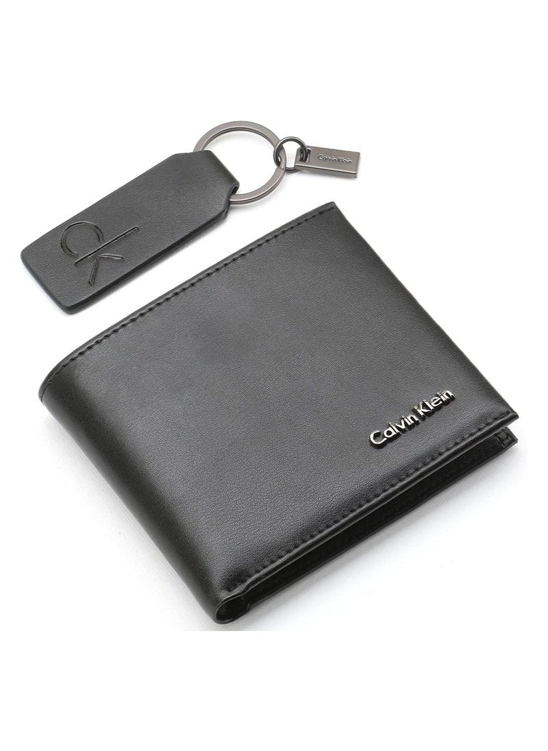 CK Wallet & Keychain Set For Men