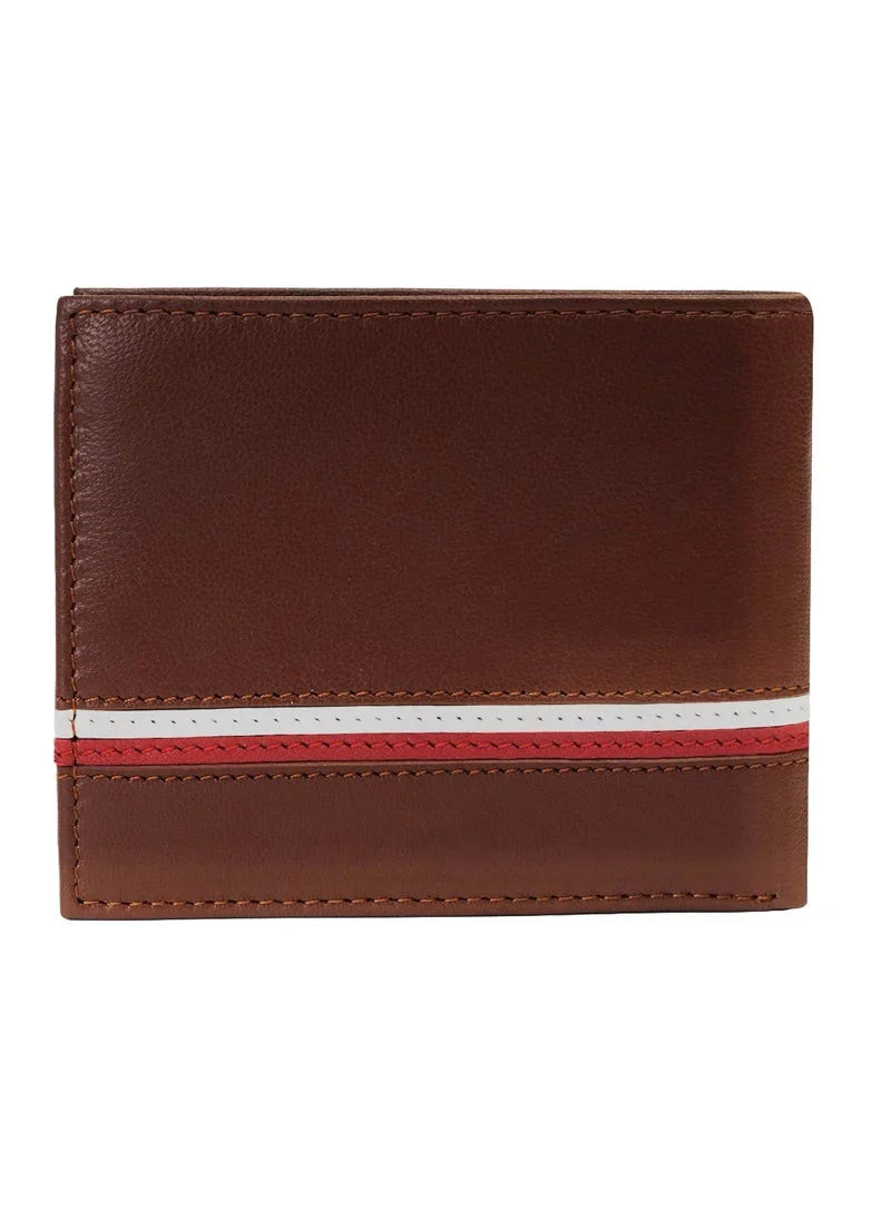 TH Tan Leather Wallet For Men