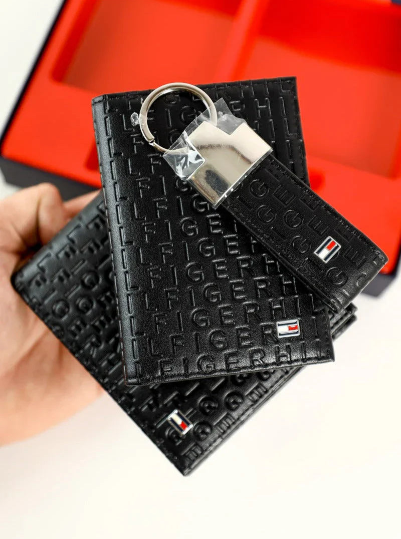TH Wallet-Keychain-Card Holder Set For Men