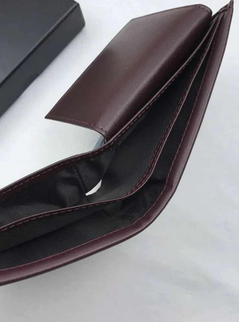 GU Brown Leather Wallet For Men