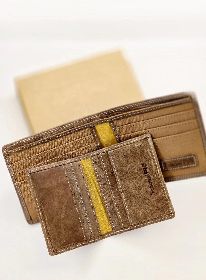 TL Brown Leather Wallet For Men