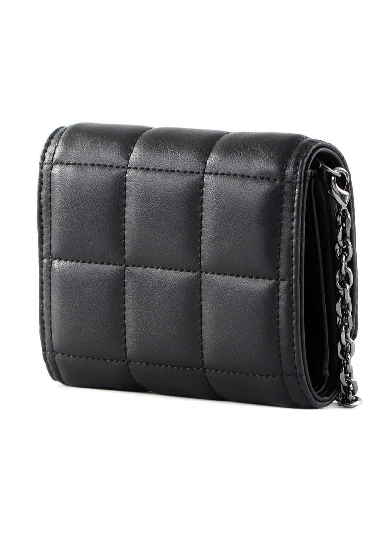 CK Quilted Black Wallet For Women