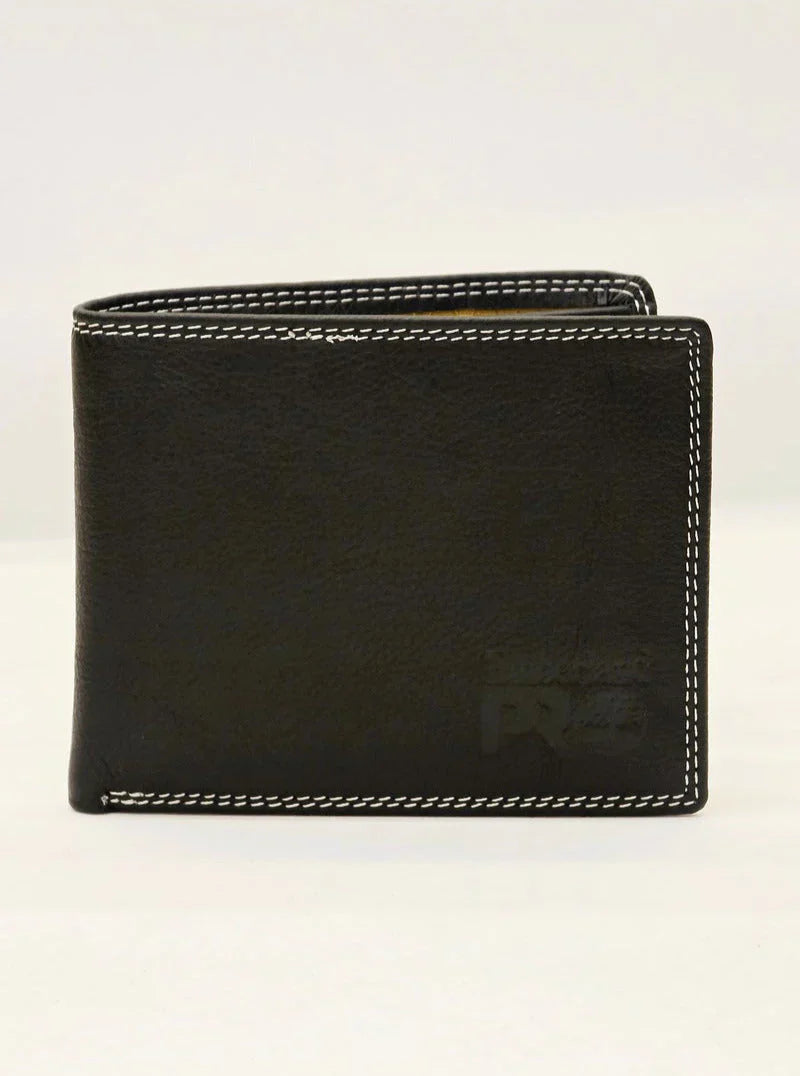 TL Black Leather Wallet For Men