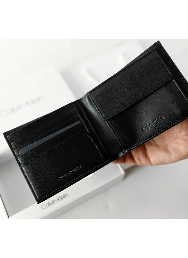 CK Black Leather Wallet For Men