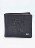 TH Black Leather Wallet