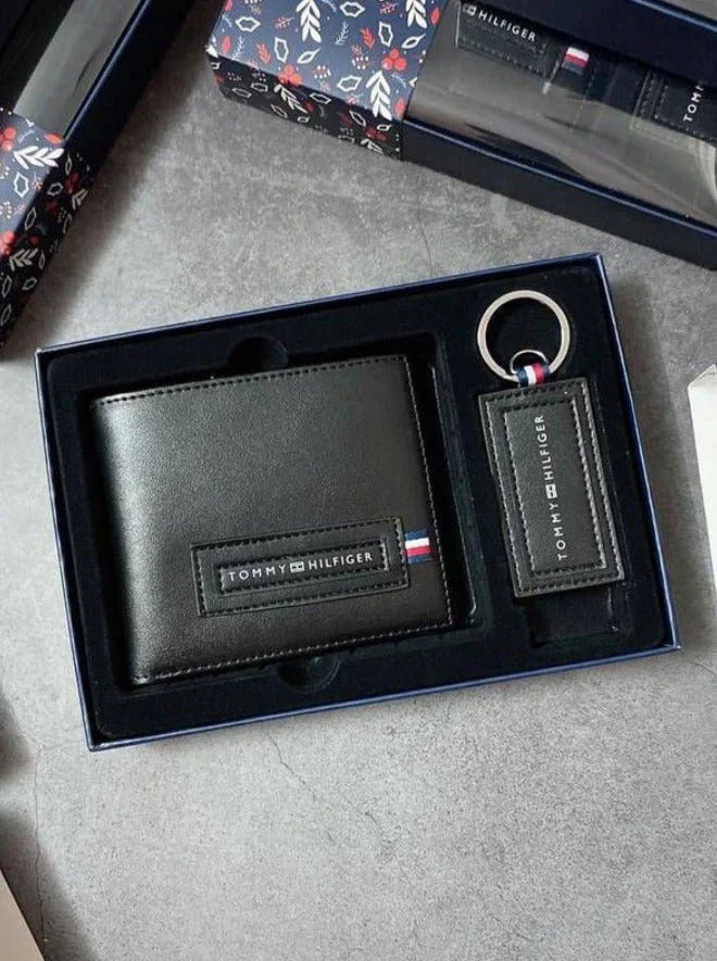 TH Wallet & Keychain Set For Men