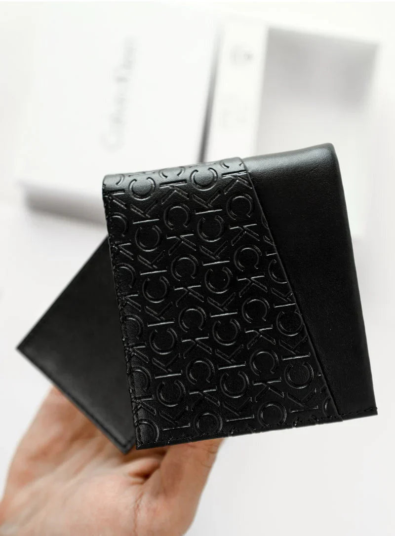 CK Black Leather Wallet For Men