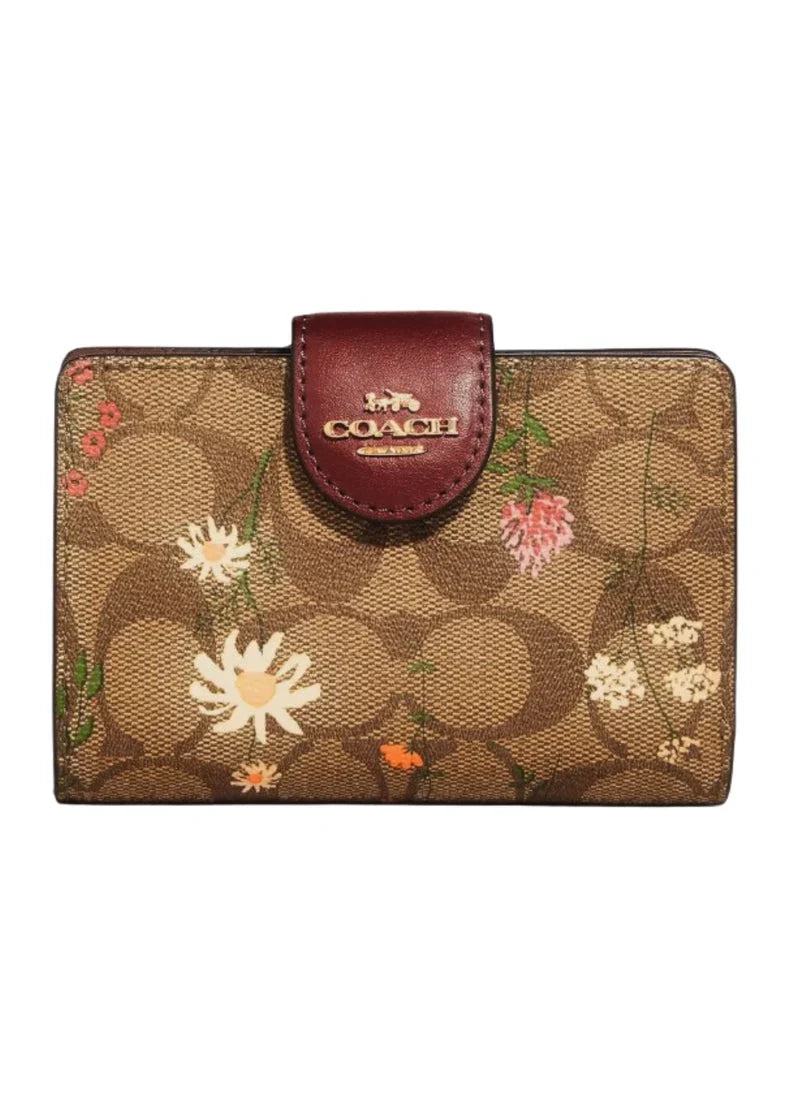 CH Floral Print Wallet For Women