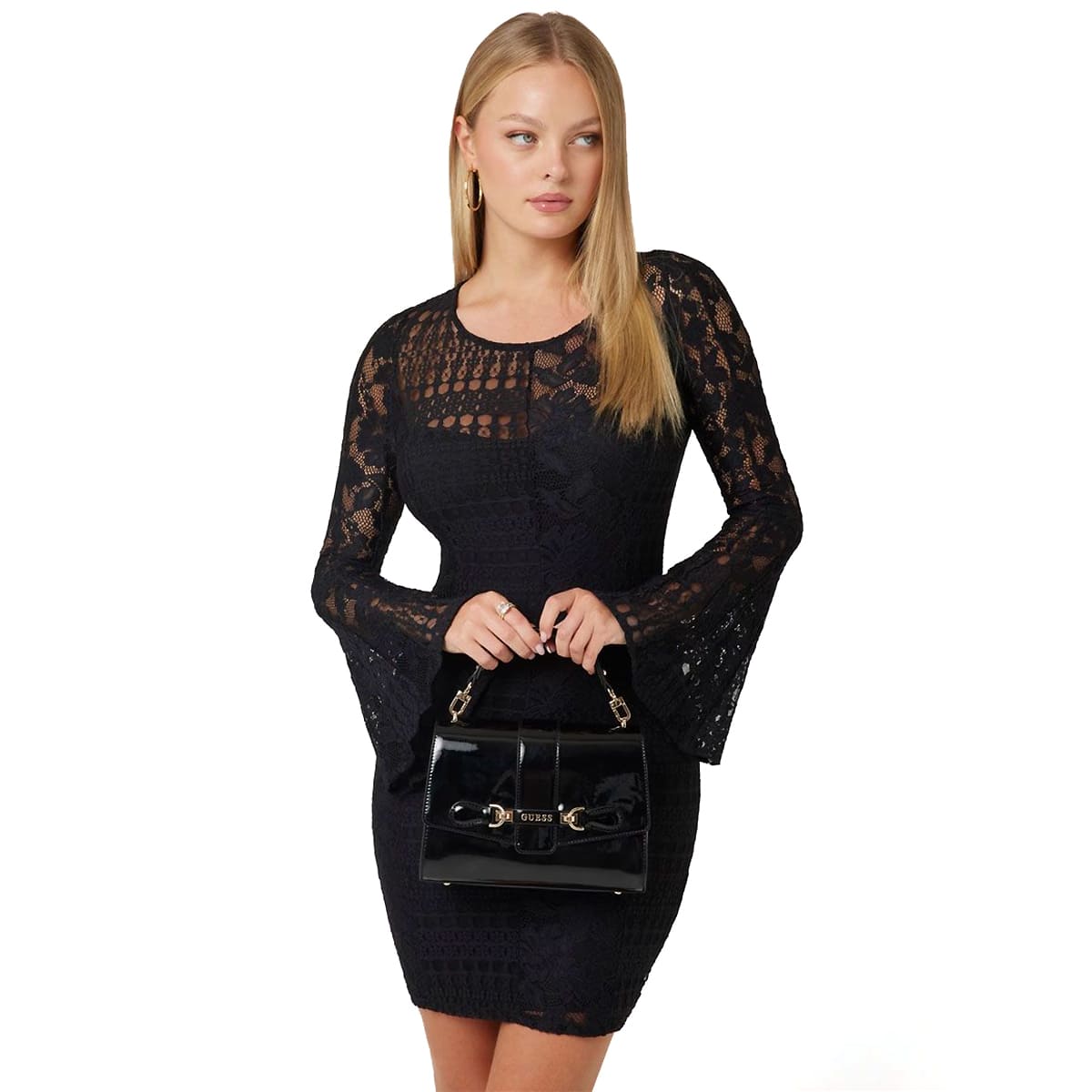 Guess Black Women Cross Body Bag Hwpg9500200 Bla