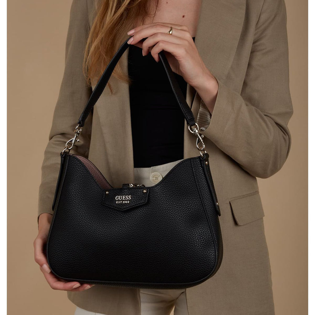 Guess Black Women Shoulder Bag Hwevg839002 Bla