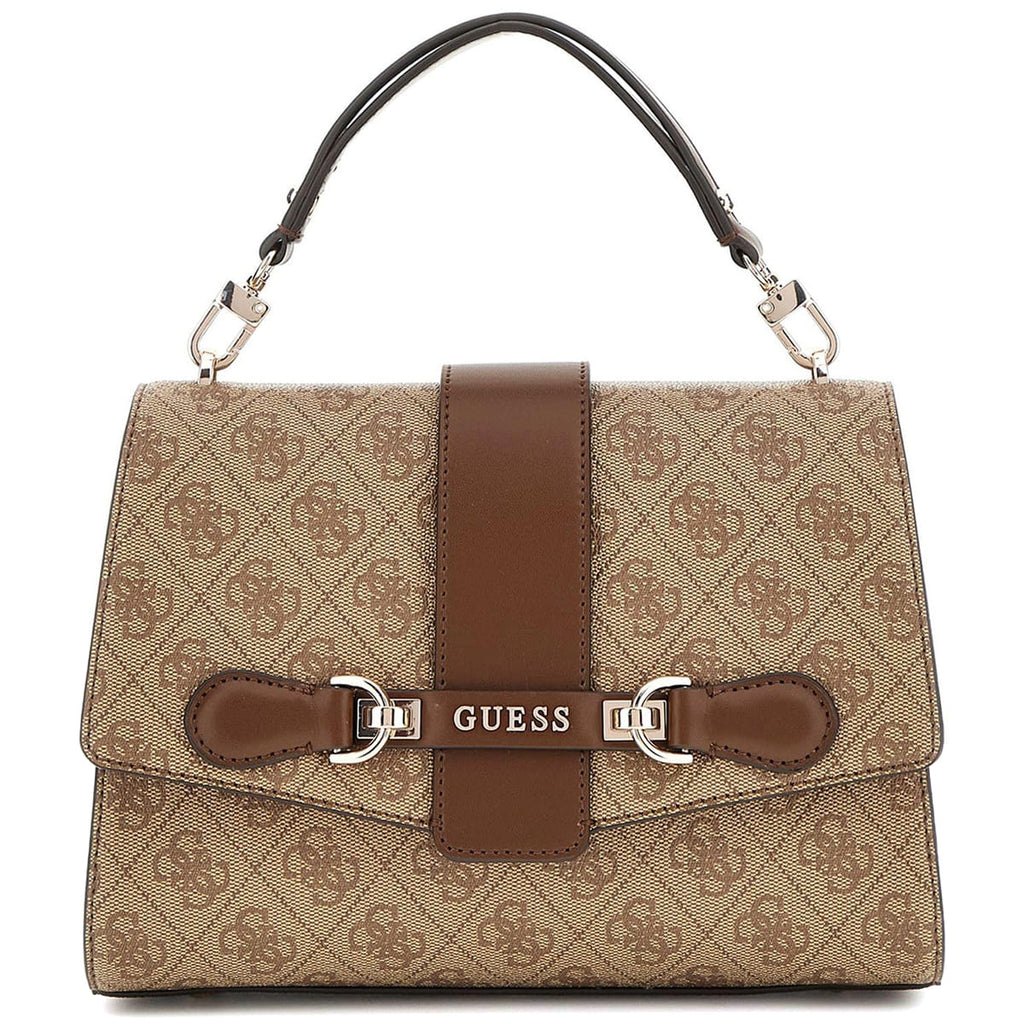 Guess Brown Beige Light Brown Women Handbag Hwsg9500200 Lgw