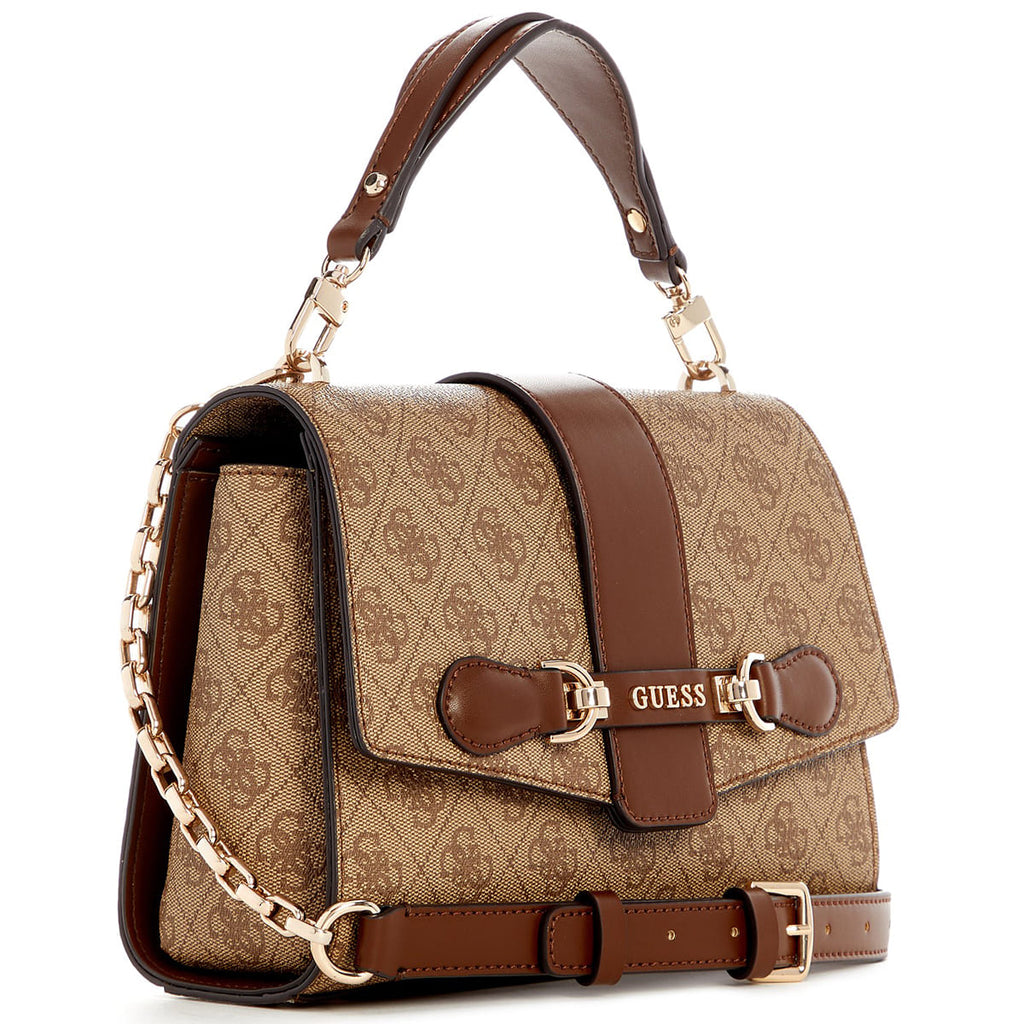 Guess Brown Beige Light Brown Women Handbag Hwsg9500200 Lgw