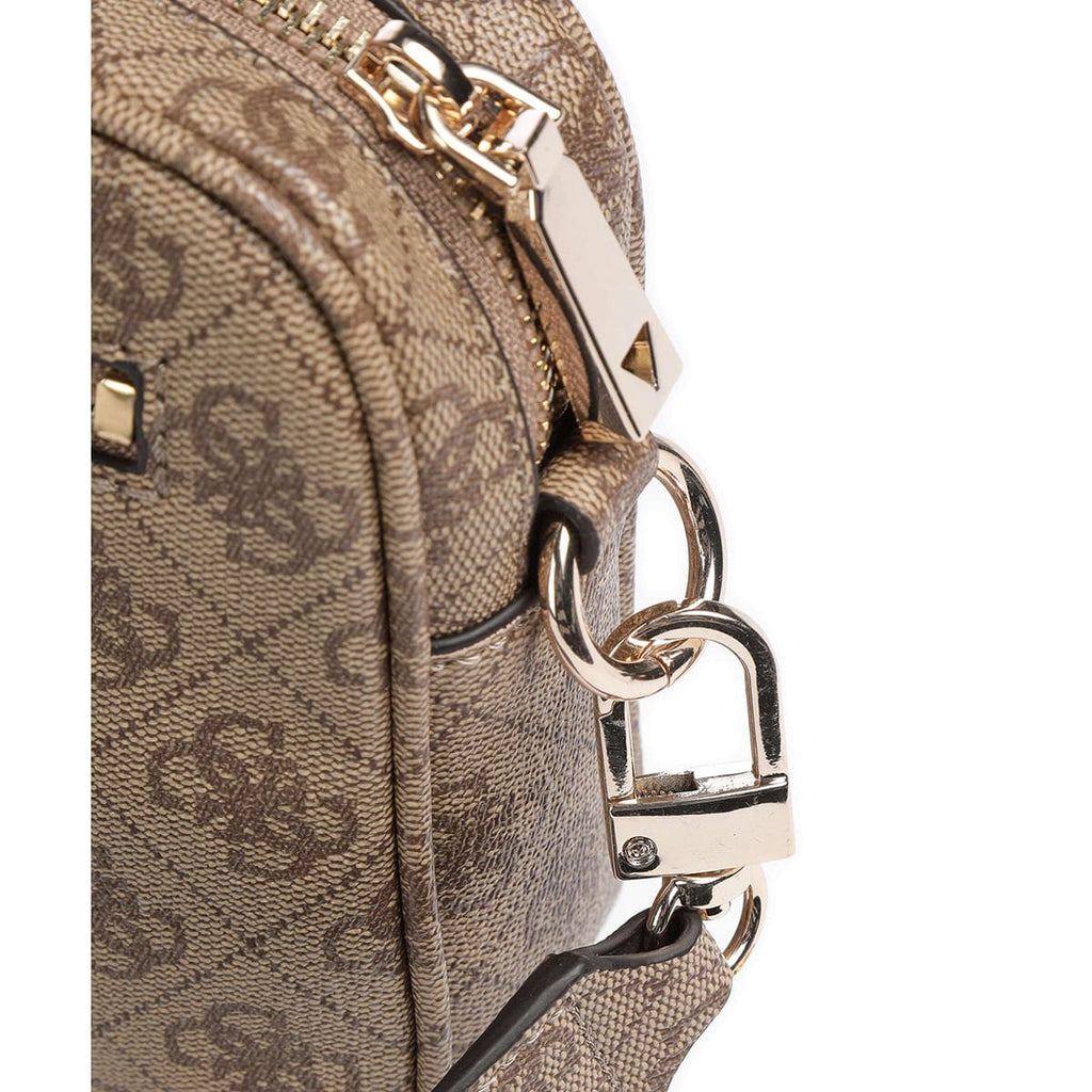Guess Brown Latte Women Cross Body Bag Hwsg87 78140 Ltl
