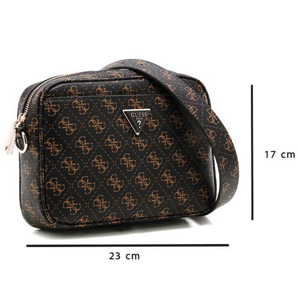 Guess Brown Women Cross Body Bag Hwqg8778140