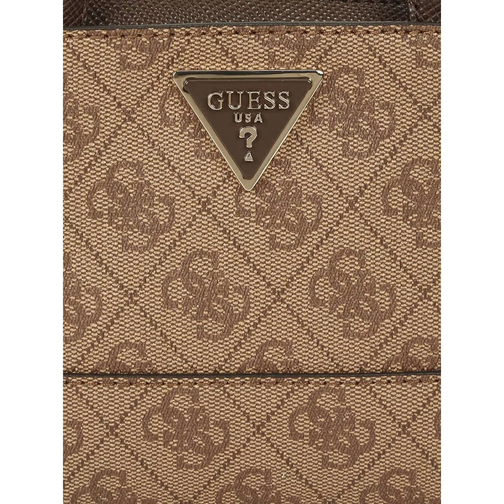 Guess Brown Women Handbag Bg837777 Latte