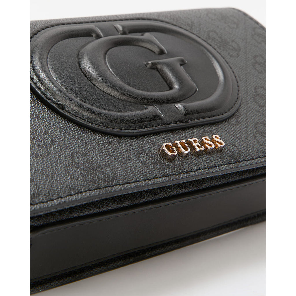 Guess Coal Black Women Shoulder Bag Hwesg951320