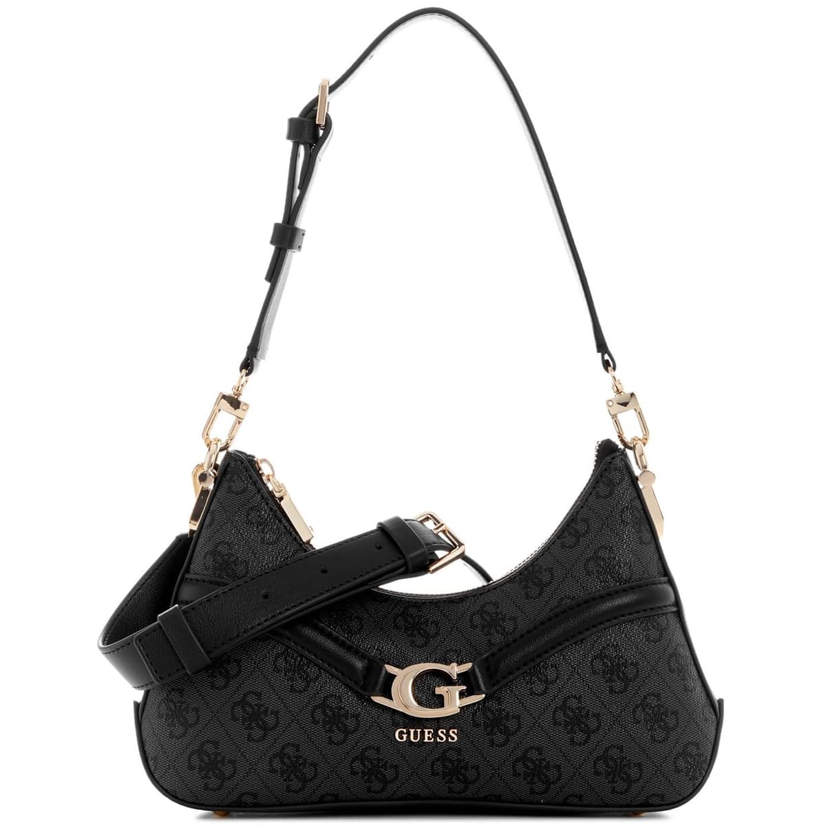 Guess Coal Black Women Shoulder Bag Hwsg7993730 Clo