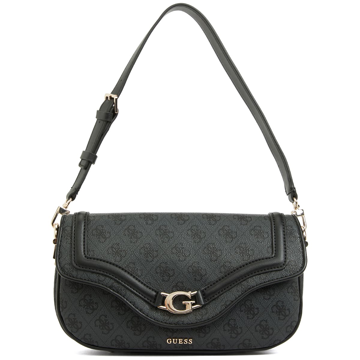 Guess Coal Logo Black Women Crossbody Hwsg7993790 Clo