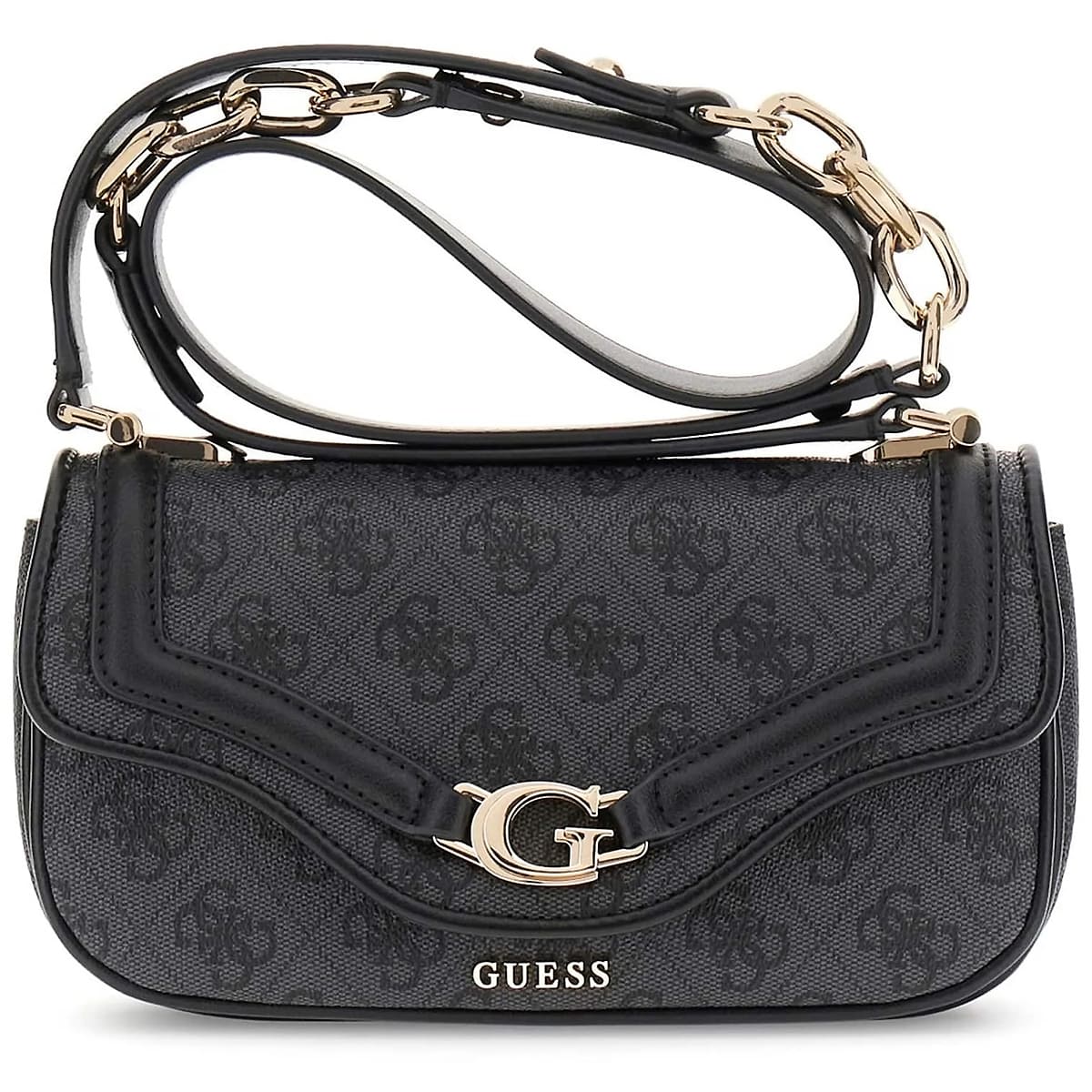 Guess Coal Logo Black Women Crossbody Hwsg7993790 Clo